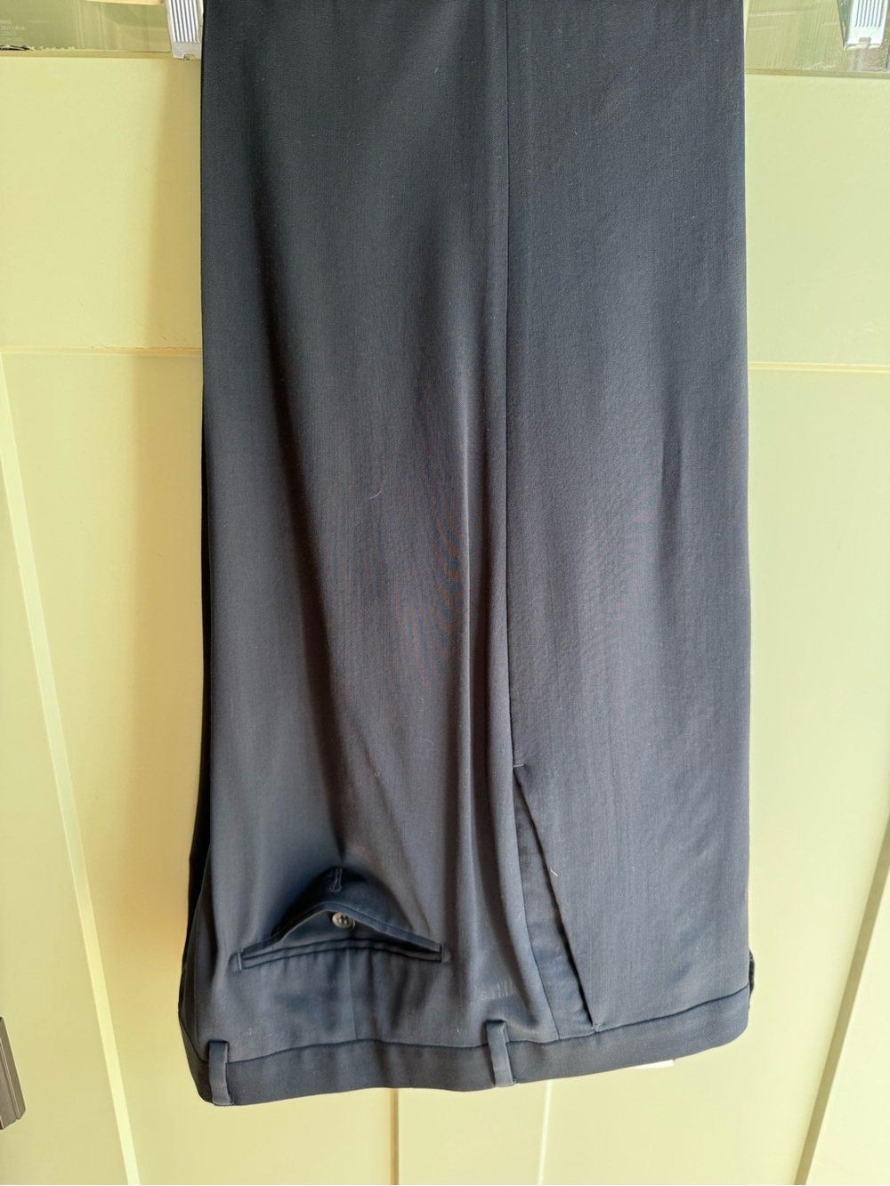 Banana Republic Men's Navy Wool Dress Pants